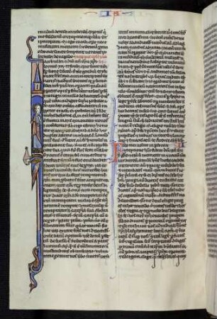 Historisierte Initiale (Jakobus-Brief): I(acobus): Apostel Jakobus