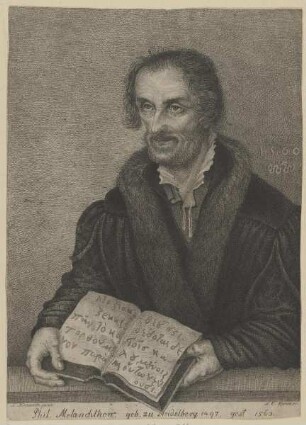 Bildnis des Phil. Melanchthon