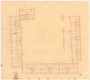 Siedlung Attilahöhe, Berlin-Tempelhof: Arnulfstraße 72-75, Manteuffelstraße 33-34, Totilastraße 1-5: Grundriss OG