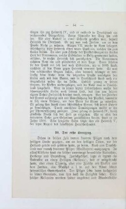 10. Der erste Kreuzzug