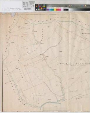 Wennemen (Meschede), Teilung der Wennemer Mark, Brouillonkarte
