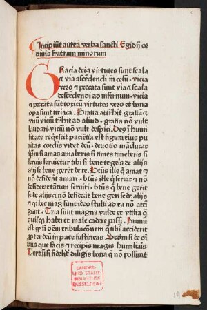 Aurea verba