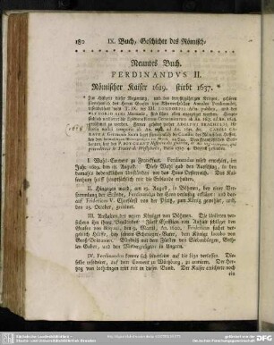 Neuntes Buch. Ferdinandus II.