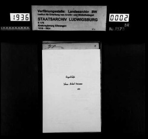 Bürgerrechtsangelegenheiten zu Ruppertshofen