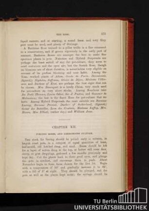 Chapter XII. Forcing roses, and greenhouse culture.