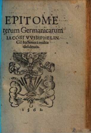 Epitome rerum germanicarum