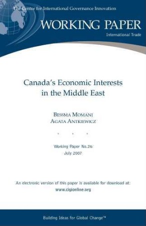 Canada's economic interests in the Middle East