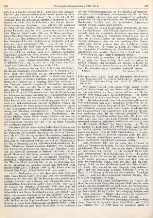 596-599 [Rezension] Schoeps, Hans-Joachim, Israel und Christenheit