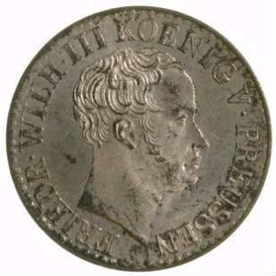 Münze, 1/2 Silbergroschen, 1840