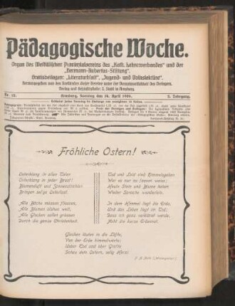 Fröhliche Ostern!