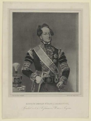 Bildnis des August Longin Fürst v. Lobkowicz