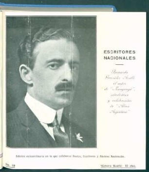 Escritores nacionales - Bernardo González Arrili [Fotografía]
