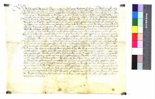 Dechant und Kapitel des Stifts Ellwangen: "Erbbrief Hans Braunlein zu Neunheim". (Altrep. S. 55)
