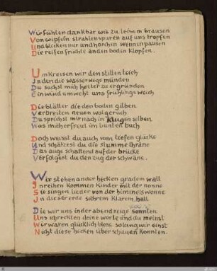 Umkreisen wir den stillen teich : [SW IV, S. 16/133]