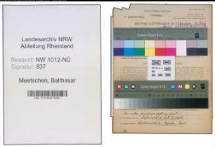 Entnazifizierung Balthasar Meetschen , geb. 23.11.1886 (Landwirt)