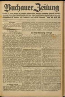 Buchauer Zeitung Volksblatt vom Federsee : Amtsblatt für die städt. Behörden Buchaus