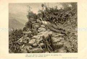 Verwundeter Soldat