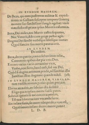 In Eundem Maiorem, Virulentum versificatorem potius quam poetam.