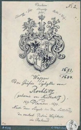 Wappen der Sybylla von Rochlitz