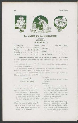 El valor de la instrucción : (Comedia)