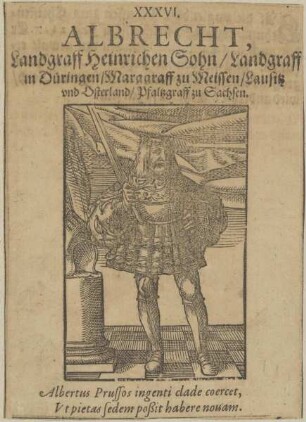 Bildnis von Albrecht, Markgraf von Meißen