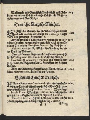Historien Bücher Teutsch.