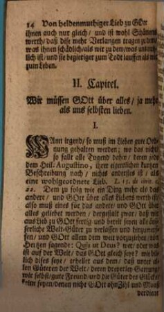 Eintzig Nothwendige Erkantnuß und Liebe Gottes, 3. Von Heldenmüthiger Lieb zu Gott