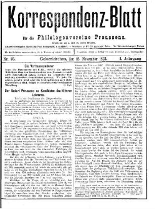 Der Bedarf Preussens an Kandidaten des höheren Lehramts
