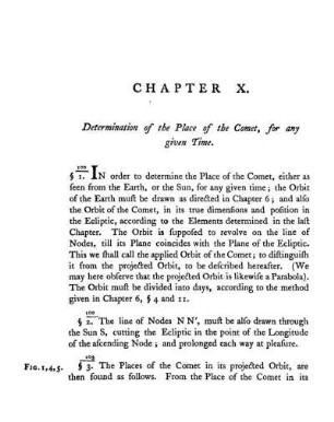 Chapter X. Determination of the Place of the Comet, for any given Time.