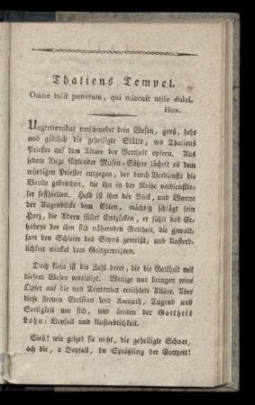 Thaliens Tempel
