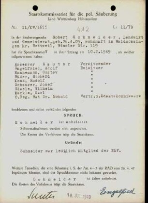 Schneider, Robert