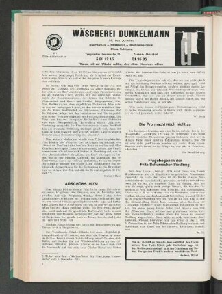 Fragebogen in der Fritz-Schumacher-Siedlung