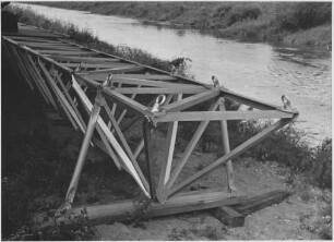 Brückenbesichtigungswagen Zusammenbau