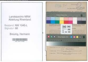 Entnazifizierung Hermann Breuing , geb. 07.08.1898 (Justizbeamter)