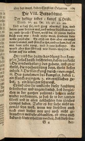 103-117, Die VIII. Betrachtung
