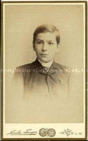 Porträt eines Jungen, Carte de Visite