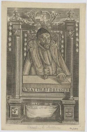 Bildnis des Matthaeus Dresserus