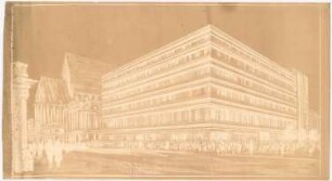 Warenhaus Tietz, Breslau: Ansicht (Variante 1)