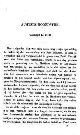 Verblijf te Zuni.