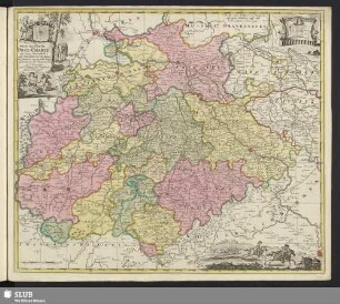 Neue Sächsische Post-Charte mit denen Post-Wegen und Strassen wie viel Meilen die Stationes von ein ander liegen