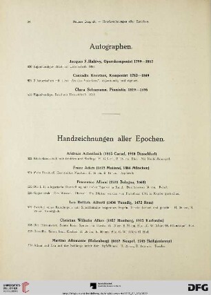 Autographen (Nr. 520-522)