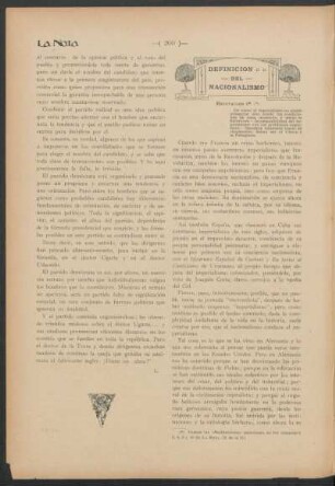 Definición del nacionalismo : Meditación 6ª.
