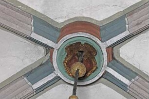 Schlußstein mit bärtigem Gesicht