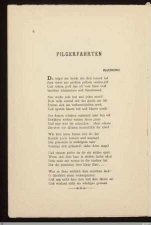 Pilgerfahrten
