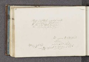 V[alentin] A[drian] Valentiner. – Incipit: Welchs süßes Glück, geliebt zu werden. – Göttingen, 15.08.1775