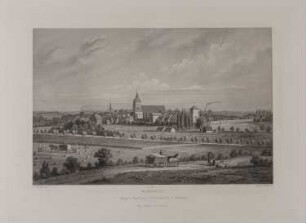 Wittstock: Stadtansicht von Süden (Brandenburgisches Album, Blatt 31)