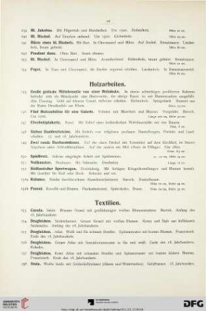 Textilien (Nr. 253-269)