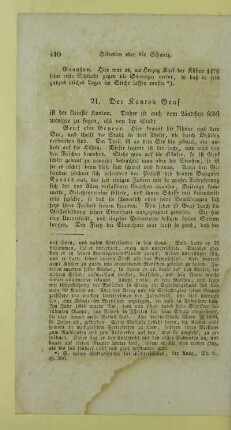 21. Der Kanton Genf