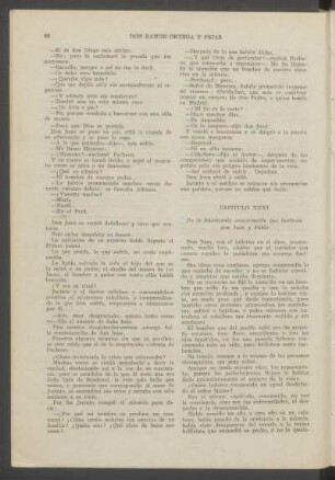 Capítulo XXXI - De la interesante conversación que tuvieron don Juan y Pablo