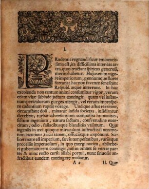 Candidatus regni, dissertatione politica descriptas